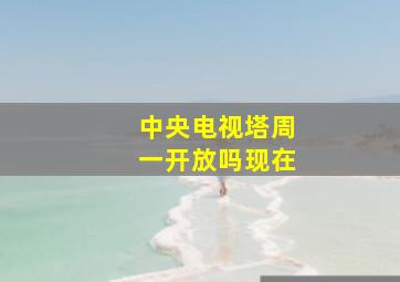 中央电视塔周一开放吗现在