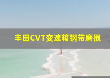 丰田CVT变速箱钢带磨损