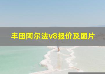 丰田阿尔法v8报价及图片