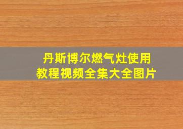 丹斯博尔燃气灶使用教程视频全集大全图片