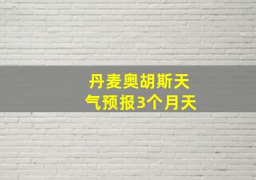 丹麦奥胡斯天气预报3个月天