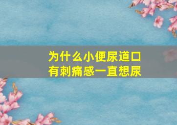 为什么小便尿道口有刺痛感一直想尿