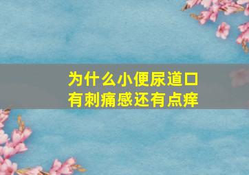 为什么小便尿道口有刺痛感还有点痒