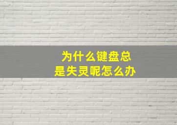 为什么键盘总是失灵呢怎么办