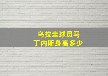 乌拉圭球员马丁内斯身高多少