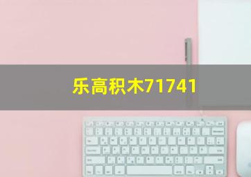 乐高积木71741