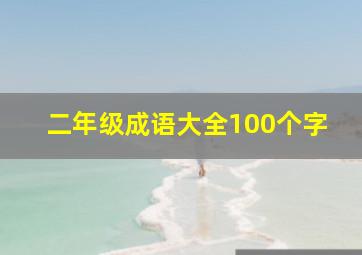 二年级成语大全100个字