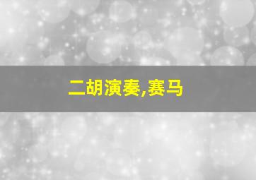 二胡演奏,赛马