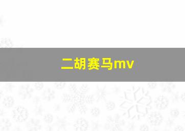 二胡赛马mv