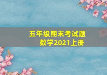 五年级期末考试题数学2021上册