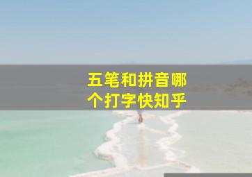 五笔和拼音哪个打字快知乎