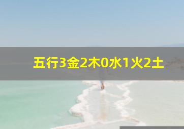 五行3金2木0水1火2土