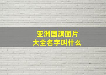 亚洲国旗图片大全名字叫什么