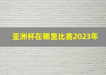 亚洲杯在哪里比赛2023年