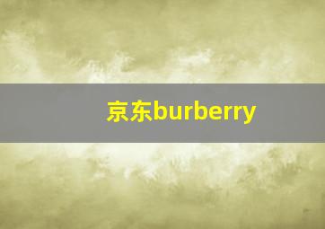 京东burberry