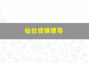 仙台坝镇领导