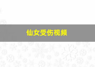 仙女受伤视频