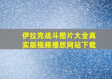 伊拉克战斗图片大全真实版视频播放网站下载