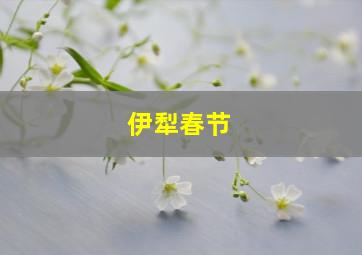 伊犁春节