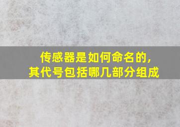 传感器是如何命名的,其代号包括哪几部分组成