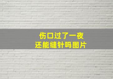 伤口过了一夜还能缝针吗图片