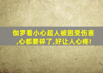 伽罗看小心超人被困受伤害,心都要碎了,好让人心疼!