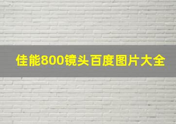 佳能800镜头百度图片大全