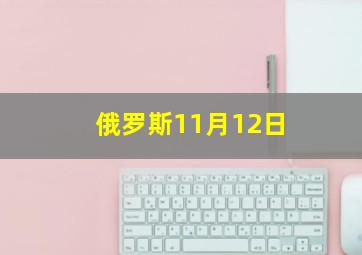 俄罗斯11月12日