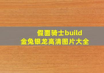 假面骑士build金兔银龙高清图片大全