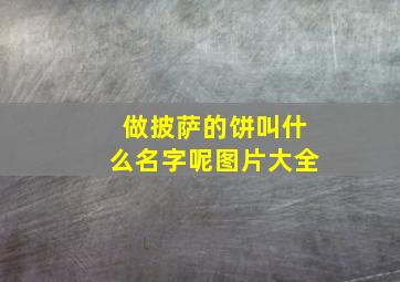 做披萨的饼叫什么名字呢图片大全