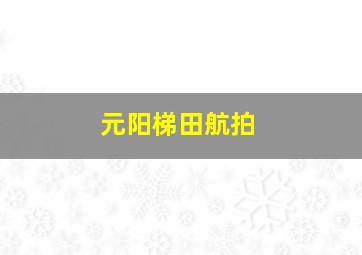 元阳梯田航拍