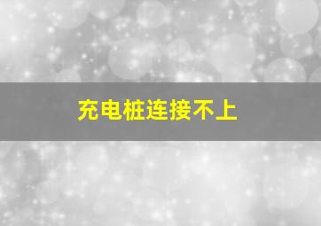 充电桩连接不上