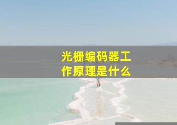 光栅编码器工作原理是什么