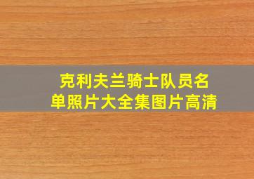 克利夫兰骑士队员名单照片大全集图片高清