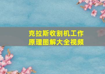 克拉斯收割机工作原理图解大全视频