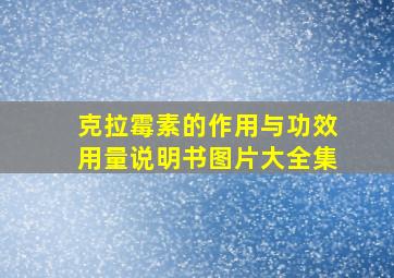 克拉霉素的作用与功效用量说明书图片大全集