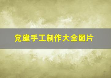 党建手工制作大全图片