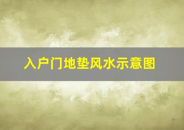 入户门地垫风水示意图