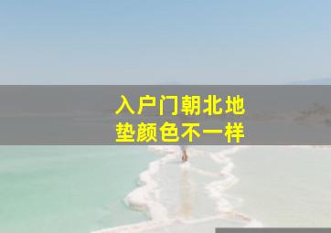 入户门朝北地垫颜色不一样