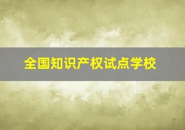 全国知识产权试点学校