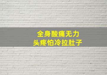 全身酸痛无力头疼怕冷拉肚子