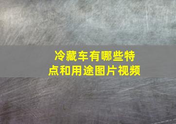 冷藏车有哪些特点和用途图片视频