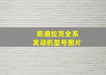 凯迪拉克全系发动机型号图片