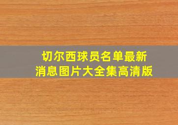 切尔西球员名单最新消息图片大全集高清版