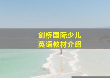 剑桥国际少儿英语教材介绍