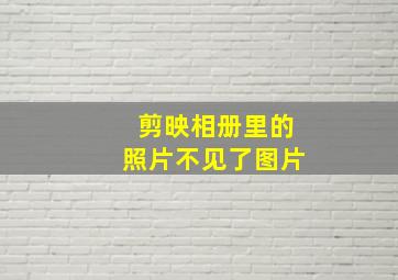 剪映相册里的照片不见了图片