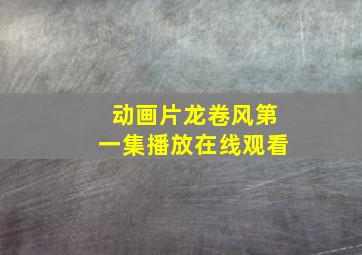 动画片龙卷风第一集播放在线观看