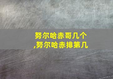 努尔哈赤哥几个,努尔哈赤排第几