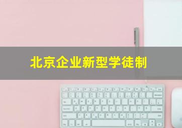 北京企业新型学徒制