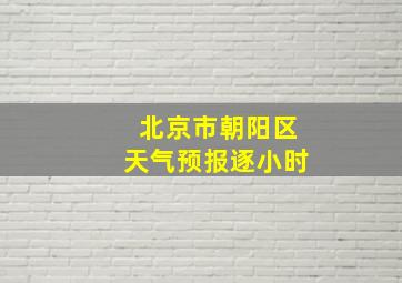 北京市朝阳区天气预报逐小时